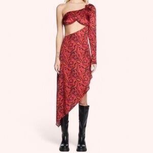 For Love & Lemons Davina Maxi Dress S NWT